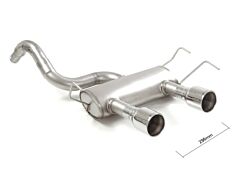Ragazzon Stainless Steel rear silencer ABARTH Abarth 1.4TJET all versions 07/2008 -2023 (50.0882.06_1515)