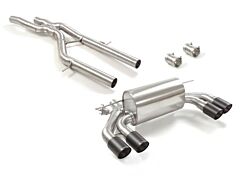 Ragazzon Stainless steel centre pipe + Stainless steel rear silencer left/right BMW F87 Coupè Competition 3.0 (302kW) 08/2018>> (50.0924.78_992)