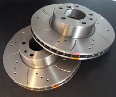BM Racing Discs FRONT pair ALFA ROMEO 145/146 1.7 94-96 257mm