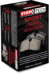 FRONT Stoptech Street Performance Pads PORSCHE Boxster S 3.4 (Cast Iron Disc) 2006 - 2008