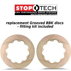 Stoptech Big Brake Kit replacement discs 332mm x 32mm Slotted Zinc Coat Discs