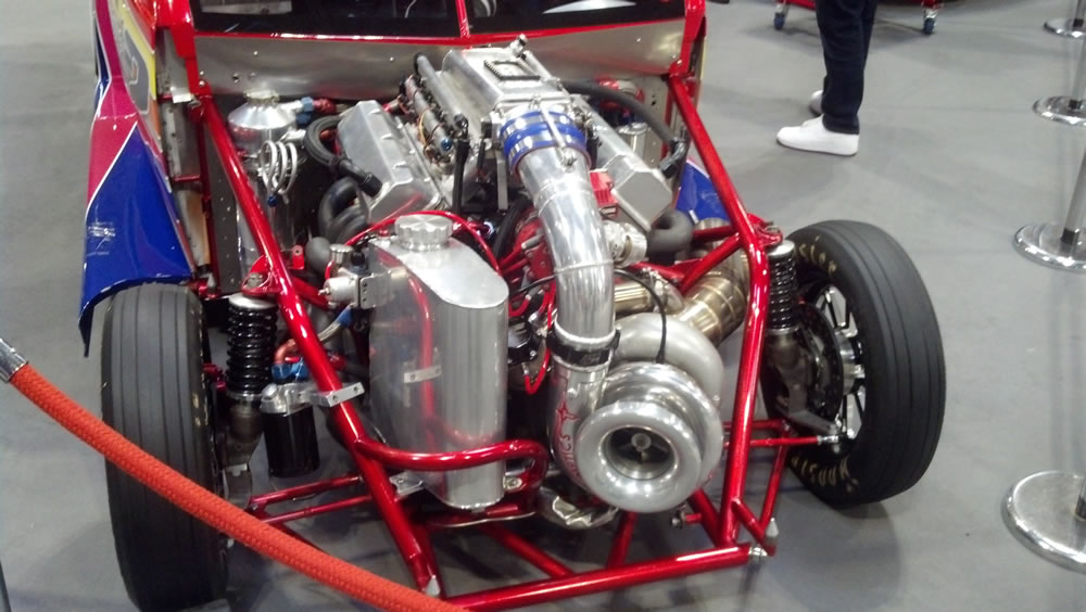 A really big turbo on a big V8!