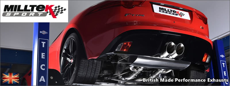 Milltek Sport Exhausts - British Made - Jaguar F Type
