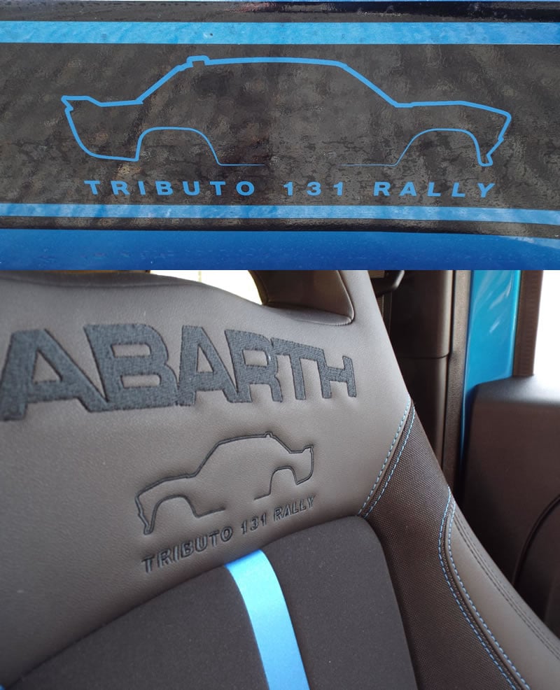 Abarth 695 131 Tributo - nice interior and exterior touches