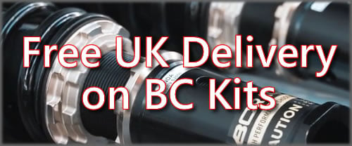 Free mainland UK Delivery on BC Racing coilovers