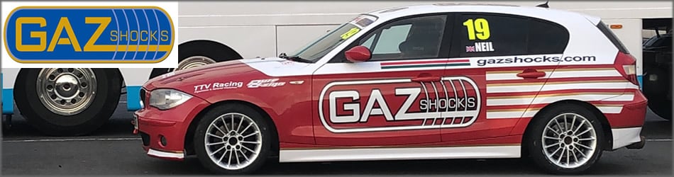 Gaz Shocks header image - BMW 1 Series Race Car