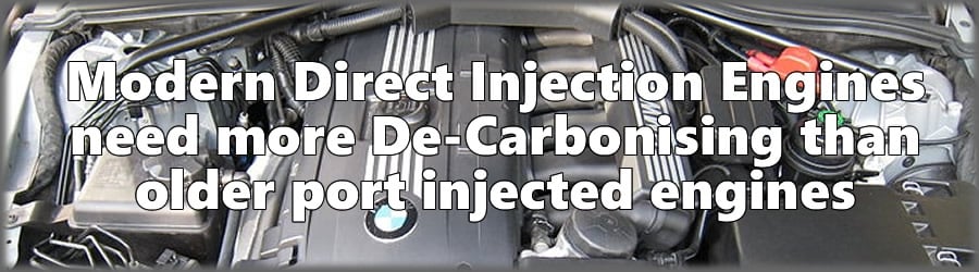modern direct injection engines need more decarbonising BMW Diesel Engine